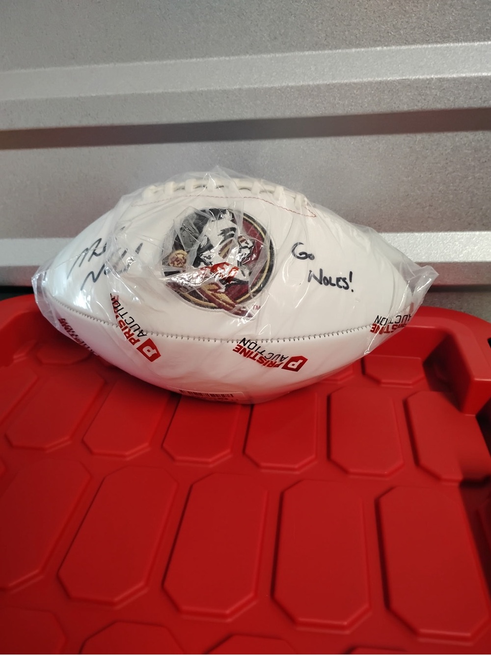 Florida State Seminoles autographed football